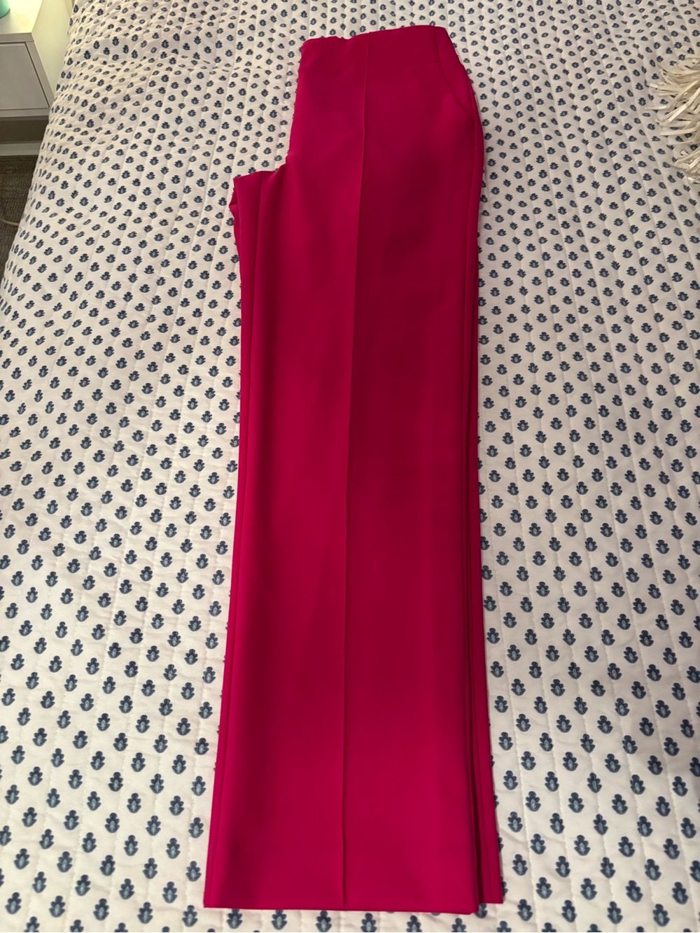 Rachel Zoe Bright Fuchsia Straight Leg Pants - Picture 7 of 12